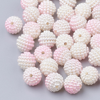 Imitation Pearl Acrylic Beads OACR-T004-12mm-16-1