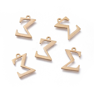 304 Stainless Steel Charms STAS-K215-21G-1
