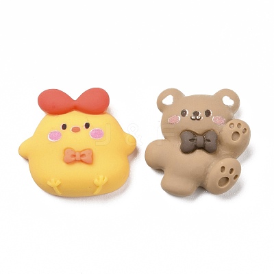 Opaque Resin Decoden Cabochons X-RESI-H142-B-1