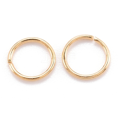 Brass Open Jump Rings KK-F824-108D-G-1