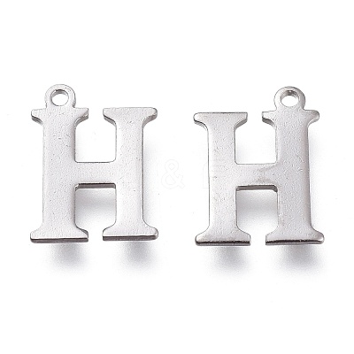 Tarnish Resistant 304 Stainless Steel Charms STAS-H112-H-P-1