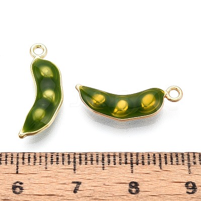 Alloy Enamel Pendants PALLOY-T092-30G-1