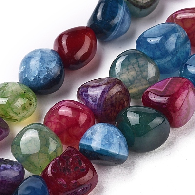 Natural Agate Beads Strands G-L560-M02-1