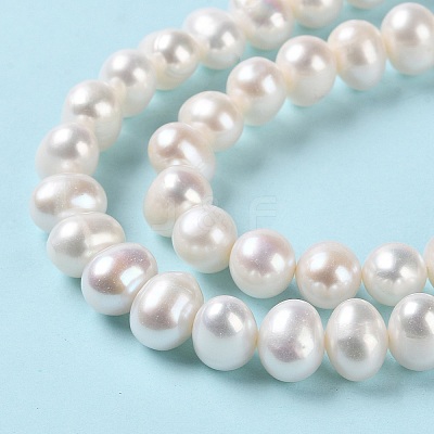 Natural Cultured Freshwater Pearl Beads Strands PEAR-E018-16-1