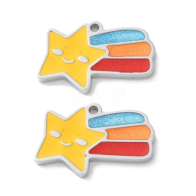 304 Stainless Steel Charms STAS-M102-01B-P-1