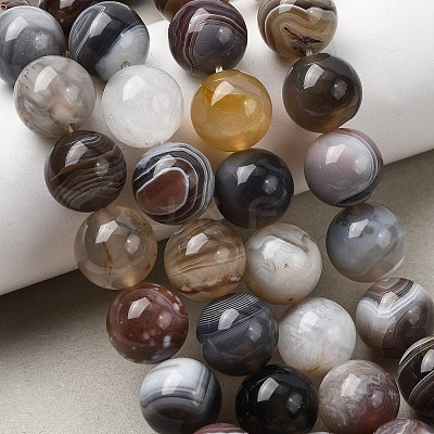 Natural Botswana Agate Beads Strands G-H334-A01-04-1