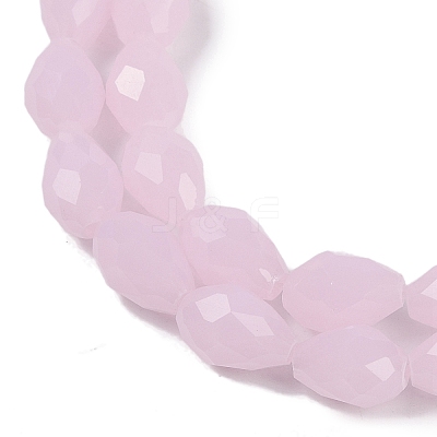 Electroplate Imitation Jade Glass Beads Strands EGLA-N013-J4mm-D01-1