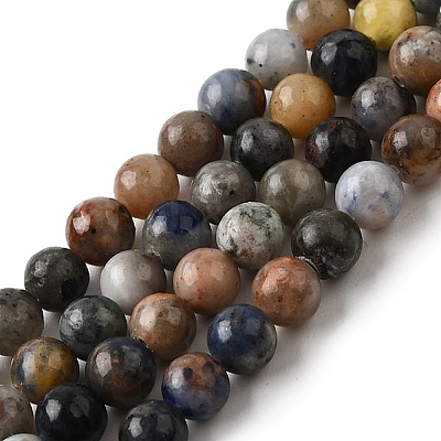 Natural Sodalite Beads Strands G-F591-13A-1