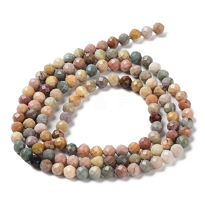 Natural Agate Beads Strands X-G-G991-A03-A-01-1