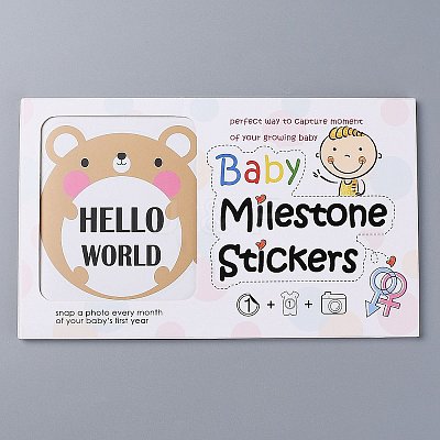 Baby Skill  Milestone Stickers LS-DIY-H127-B02-1