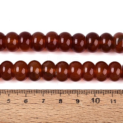 Dyed Natural Carnelian Beads Strands G-Q606-44A-01-1