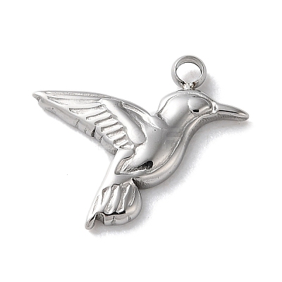 304 Stainless Steel Pendants STAS-L022-553P-1