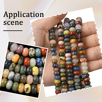 1 Strand Natural Mixed Gemstone Beads Strands G-PA0002-03-1
