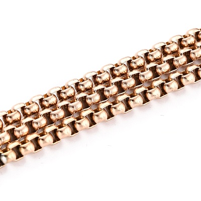 Ion Plating(IP) 304 Stainless Steel Box Chains CHS-H031-01RG-1