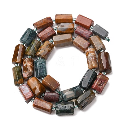 Natural Ocean Jasper Beads Strands G-L655-B01-01-1