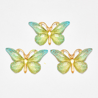 Transparent Acrylic Pendants X-TACR-R140-08D-1