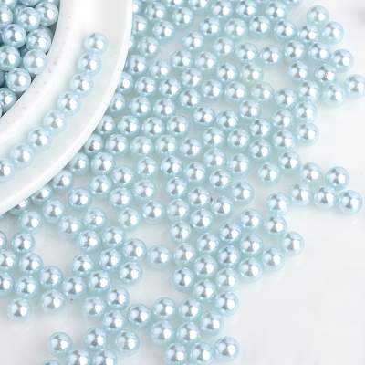 Imitation Pearl Acrylic Beads OACR-S011-6mm-Z12-1
