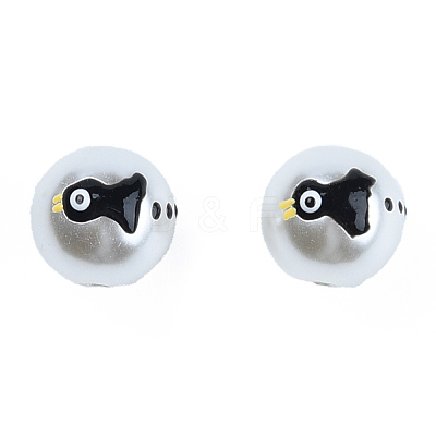 ABS Plastic Imitation Pearl Beads KY-N015-146-1