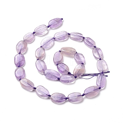 Natural Ametheyst Beads Strands G-P478-01-1