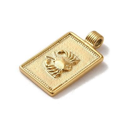 304 Stainless Steel Pendants X-STAS-L022-306G-04-1