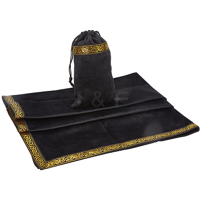 Square Velvet Tablecloth AJEW-WH0314-315-1