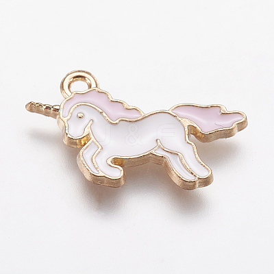 Alloy Enamel Pendants ENAM-G124-03B-1