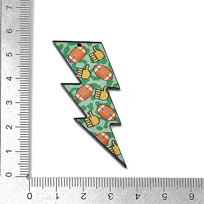 Double-side Printed Opaque Acrylic Pendants FIND-D283-09C-1