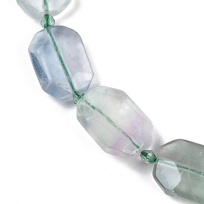 Natural Colorful Fluorite Beads Strands G-B125-P13-01-1