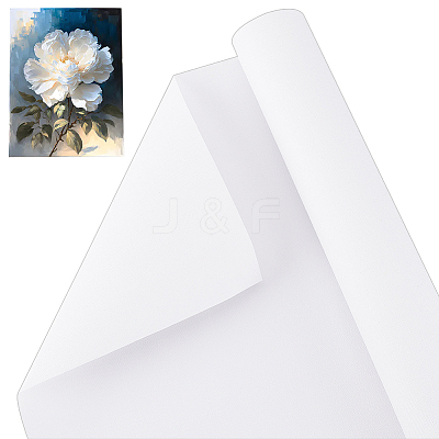 Cotton Canvas Roll for Oil and Acrylic Paint DIY-WH0304-962A-1
