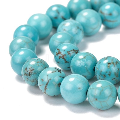 Natural Magnesite Beads Strands G-TAC0001-03A-1