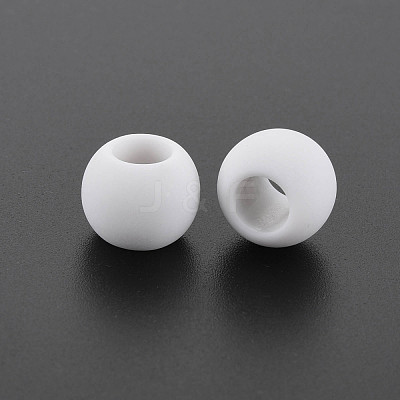 Opaque Acrylic European Beads X-SACR-T343-11-A-1
