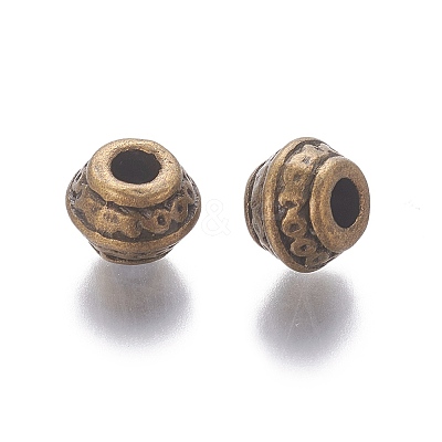 Tibetan Antique Bronze Metal Lead Free & Nickel Free & Cadmium Free LS-MLF0586Y-NF-1