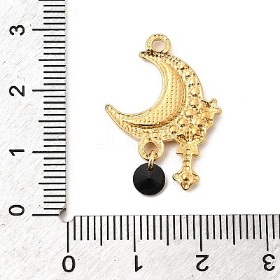 304 Stainless Steel Rhinestone Pendants STAS-P431-41G-01-1