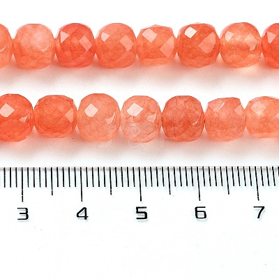 Natural White Jade Beads Strands G-H028-A09-20-1