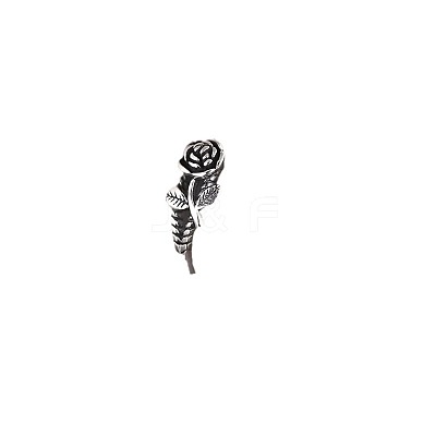 Alloy Rose Finger Rings WG6B24B-06-1