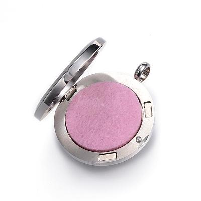 316 Surgical Stainless Steel Diffuser Locket Pendants STAS-H342-14P-1