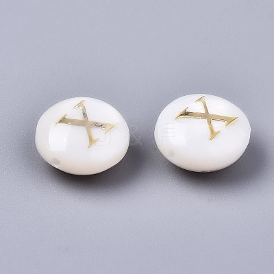 Natural Freshwater Shell Beads SHEL-S266-12X-1