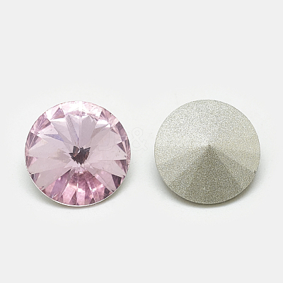 Pointed Back Glass Rhinestone Cabochons RGLA-T086-16mm-10-1