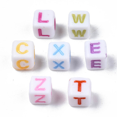 Opaque Acrylic Beads SACR-S273-35A-02-1