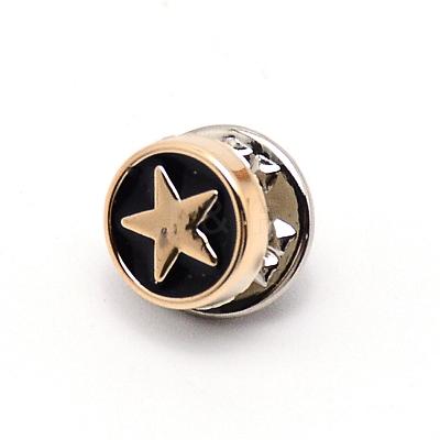 Iron Enamel Button Pins for Jeans BUTT-WH0017-08-1