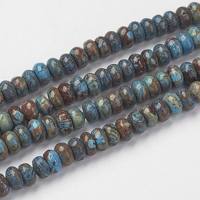 Natural Chrysocolla Bead Strands G-G968-B03-1