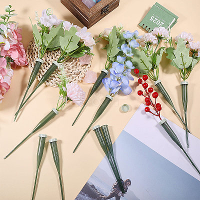 50Pcs Plastic Flower Water Tubes AJEW-GL0002-96A-1