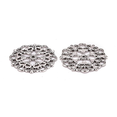 Tibetan Style Filigree Joiners Links TIBE-A11623-AS-LF-1
