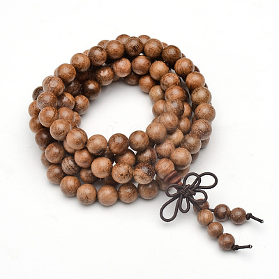 5-Loop Wrap Style Buddhist Jewelry X-BJEW-S125-22-1