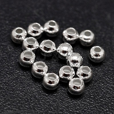925 Sterling Silver Beads X-STER-F012-01H-1