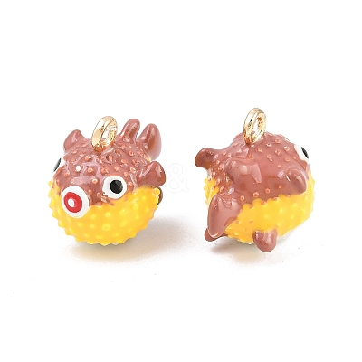 Alloy Enamel Pendants AL-CBA8C77-03G-06-1