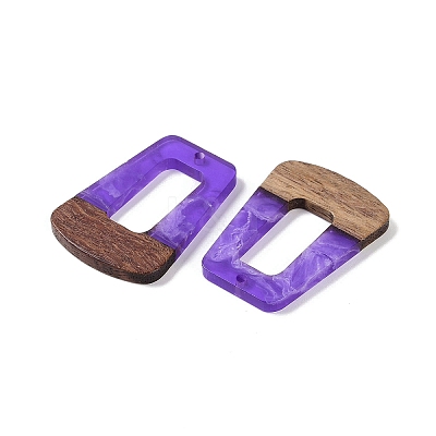 Resin & Wood Pendants WOOD-F015-11H-1