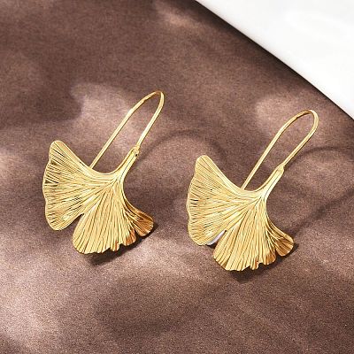 304 Stainless Steel Dangle Earrings EJEW-A138-05G-1