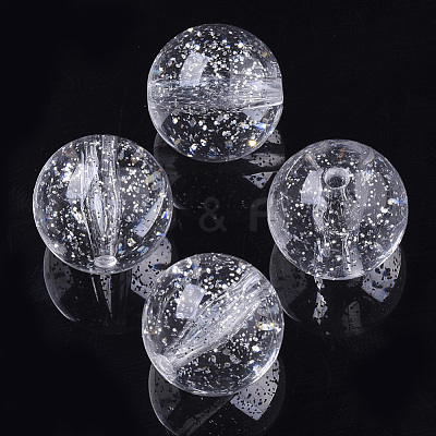 Transparent Acrylic Beads X-TACR-N009-07B-01-1
