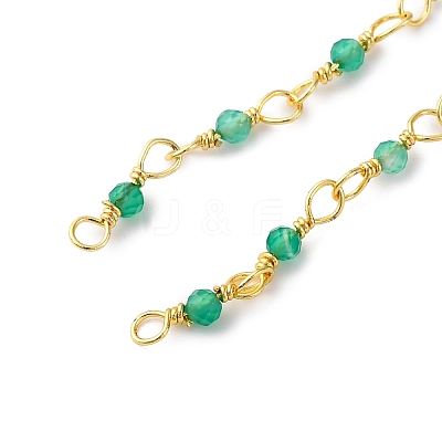 Brass Chain Necklace Making KK-K337-13G-07-1